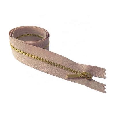 China Top Selling Viable Accessories 3 Metal Zipper Plugged Band Viable For Garment for sale