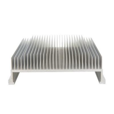 China Rectangular LED Bar Heatsink Profile Extrusion Aluminum Heat Sink In Power Amplifier for sale