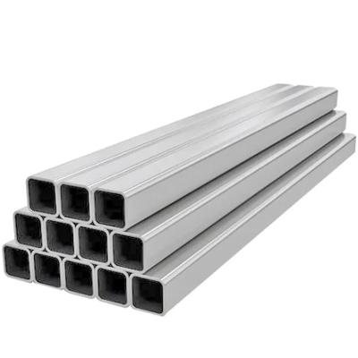 China Factory Direct Sale 40x40 Aluminum Alloy Square Tube Decoration Material Rectangular Tube for sale