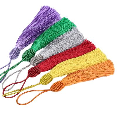 China Custom High Tenacity Polyester Spiral Ball Tassel Hanging Tassel For DIY Decoration Tassel for sale