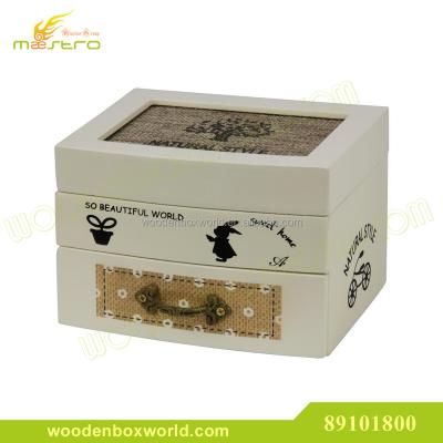 China MDF Mechanism Wind Music Box Trinket Souvenir Swirl Case Spring Air for sale