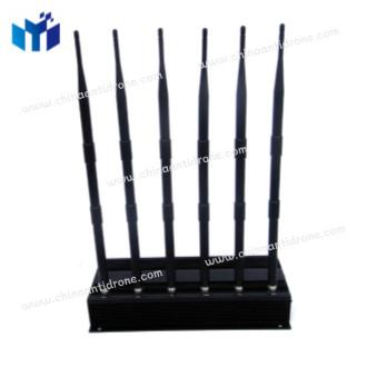 China Six Channel Mobile Phone Signal Jammer Desk Customized DMJ6 for sale