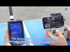 anti drone detector for handled device long range 3km frequency detecton