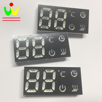 China Lndoor small seven segment 2 digits 7 segment smd led display for sale