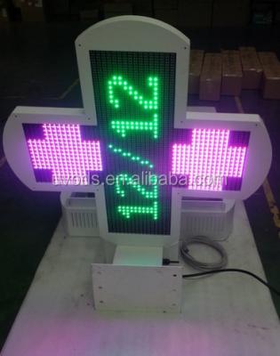 China P16 Outdoor Full Color Pharmacy Cross Good Quality for sale