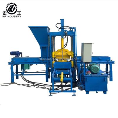 China Building Material Stores QT3-20 Semi-auto Concrete Cement Block Making Machinery for sale