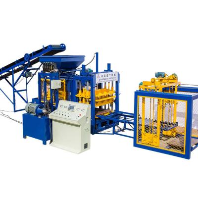 China High Efficient Automatic Building Material Stores Hydraulic Hallow Concrete Block Paving Brick Making Machine for sale