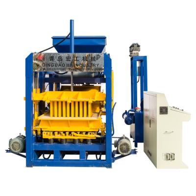 China Building Material Shops QT4-16 Cement Block Brick Interlocking Molding Machine Making Machinery Automatic Machine For Make Bricks for sale