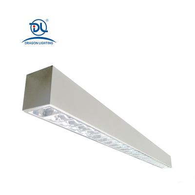 China 0-10V Dimmable 40W Desktop Suspended LED Linear Pendant Light for sale