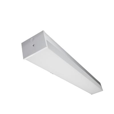 China Office Stairwell Suspended Linear Wraparound Fixture 3000K-6000K 50W Led Ceiling Light for sale