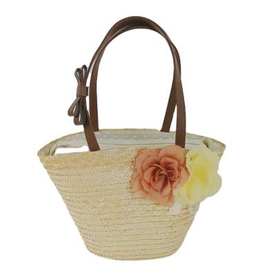 China Fashion Popular Large Straw Jute Beach Bag Tote Fashion Grass Beach Bag for sale