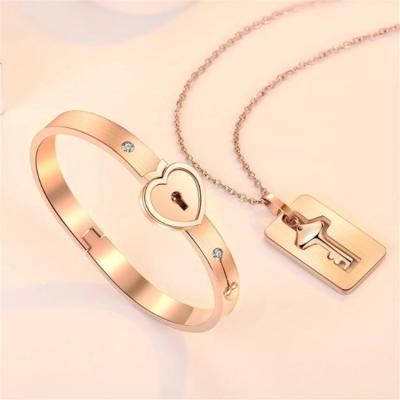 China Trendz Wholesale 2020 Trendz New Couples Set Bracelets For Couples Lock Love Bracelets for sale