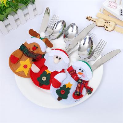 China Luxury Dinnerware Set Christmas Home Table Decoration Knife And Fork Bags for sale