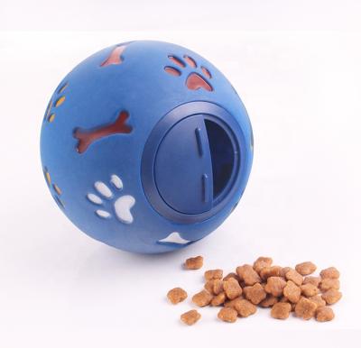 China Disjoint Pet Viable Snack Ball Rolling Puzzle Dog Toy Training Ball Manufacturer Direct Sales for sale