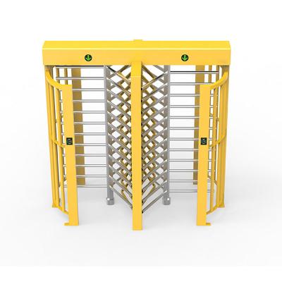 China Double Channels Turnstile Full Height Mechanism Turnstile Rotating Barrier Gate System for sale