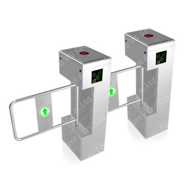 China Farm DC Motor Swing Barrier Turnstiles 120 Degree Fingerprint Controller Wing Door Accessories for sale