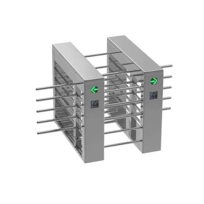 China Half Height Automatic Turnstile Gate Fingerprint Mechanism Single Passage for sale