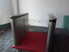 Biometric Optical Turnstiles Drop Arm Turnstile One Arm Security For Public