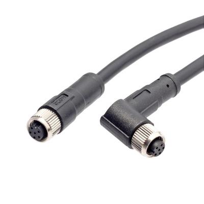 China Automation IP67 IP68 Shielded 2 3 4 5 6 Angled 8Pin M8 Unshielded Female Male Male Overmolded Cable for sale