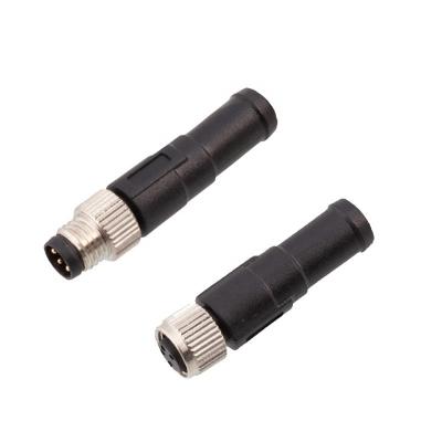 China 4Pin 5core Automotive Automotive Resistor M8 3 Terminal 12Ohm Connector 12Ohm Male Plug for sale