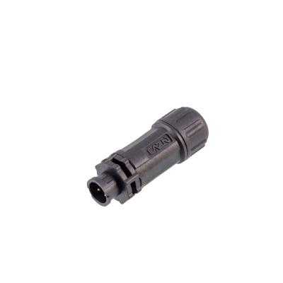 China Waterproof IP67 E7 Mini Power Socket 2 Pole 3 4 5 6 2 Point Bayonet Male Field Installable Connector AD-03BMMA-LL7001 Lock for sale