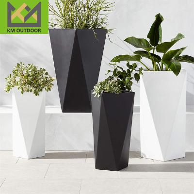 China Flower Factory Direct Sales High End Flowerpots Modern Minimalist Garden Planter Large Round Clay Ceramic Pots For Large Garden Plants for sale