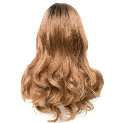 China Synthetic Body Wave Wigs Black Gold Middle Part Cosplay Wigs For Women Hair Wigs Long Ombre Hair Ombre Hair Mix for sale