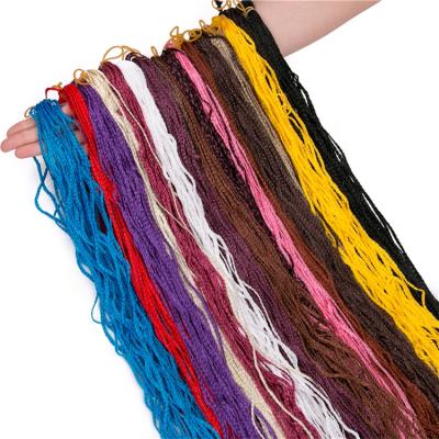 China Wholesale Straight Party Braid Hair Extensions Zizi Crochet Hair/Small Daily Colorful Sheer Long Rope/Party Inch Low Temperature Color Cosplay for sale