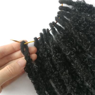 China 14 Inch Weave Style Bundle Hair Short Synthetic Afro Wave Hair Light Synthetic Crochet Braiding Hair and Soft Dirty Braids for sale