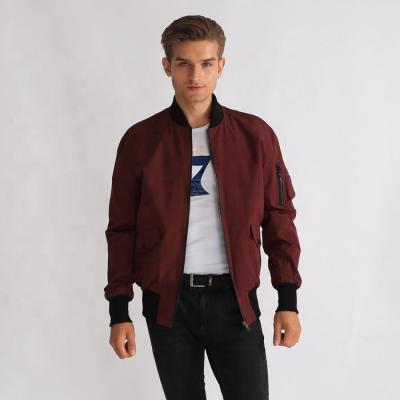 China Wholesale 100% Polyester Jackets Anti Shrink Bomber Jacket Men Plus Size for sale