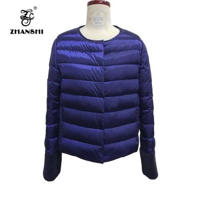 China Anti-wrinkle factory produced custom high quality winter fashion women padded down jacket for sale