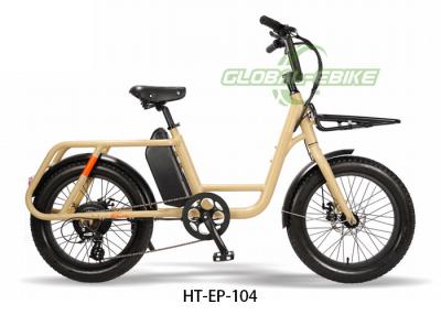 China Aluminum Cargo EBike With 7 Speed Gears , Electric Cargo Bicycle Front Suspension for sale