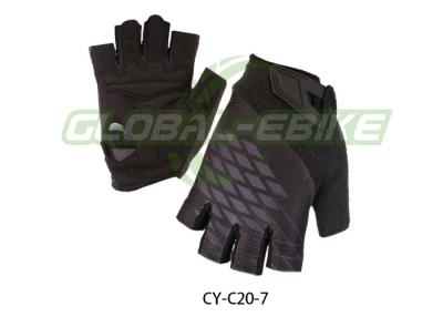 China Guantes de ciclismo profesionales negros antideslizantes respiratorios para ciclismo de montaña y carretera en venta