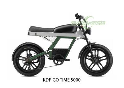 Chine KDF-GO TIME 5000 style rétro 48V 750W vélo électrique avec freins à disque hydraulique à vendre