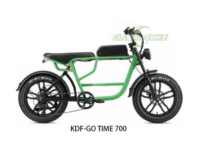 Chine KDF-GO TIME 700 vélo électrique à deux roues avec siège en cuir confortable et batterie de 48V 15Ah à vendre