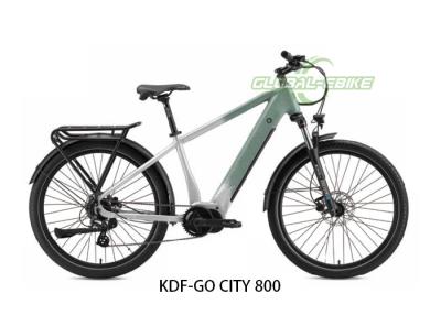 중국 KDF-GO CITY 800 LCD 디스플레이 도시 전기 자전거 48V 250W 리?? 이온 배터리 48V 13Ah 판매용