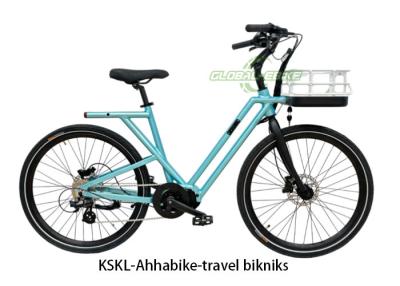 China Lithium Battery City Ebike Elektrische Assistenz Pendlerrad mit Gas 5 elektrische Geschwindigkeit zu verkaufen