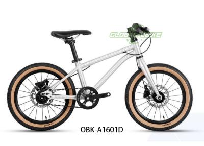 中国 16インチ ホワイト キッズ BMX 自転車 アルウ合金フレーム 液圧ディスクブレーキシステム 販売のため