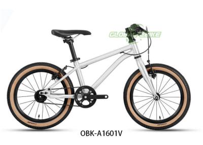 Cina OBK-A1601V Bianca 16 pollici Kids MTB Bike Con Alloy Frame E V Freno in vendita