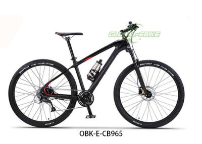 China 80-100KM Range Carbon Fiber Electric Bike , Carbon Fibre Ebikes 36V for sale