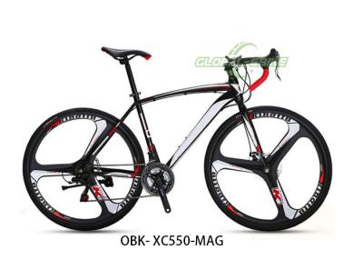 China Unisex Steel Frame Road Riding Bike With Disc Brake Shimano 21 Speed for sale