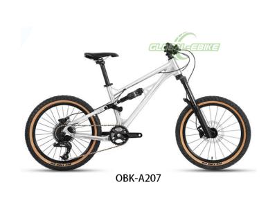 China OBK-A207 20-Inch White Kids MTB Bike , Children BMX Bike With Shimano 7 Speed for sale