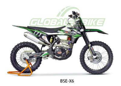 China BSE-X6 Steel Frame Off Road Motorcycle With 1460mm Wheel Base 8L Fuel Tank for sale