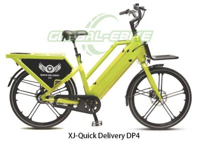 China Grüner Blauer Alloy Frame Cargo EBike 25KM/H, Elektrofahrrad mit Frachtträger zu verkaufen