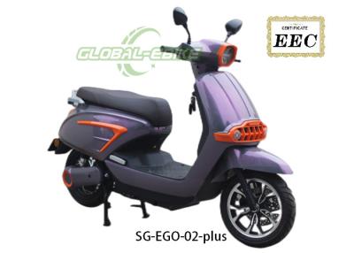 China Violeta Alta Velocidad 75km/h 3000w Potencia del motor 12 pulgadas de neumático de la ciudad E-Bike con luz LED en venta