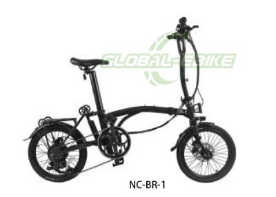 中国 16  Inch CMSTL Frame CST Tire 250 W Mid Motor 36V 7Ah LG Battery Black City Folding E-Bike 販売のため