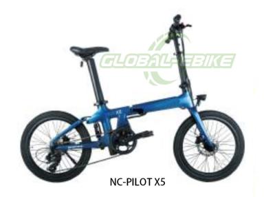 中国 Neon Blue 36V 7.8Ah LG Battery G3 Disc Brake 20 Inch Carbon Fiber Foldable E-Ride 販売のため