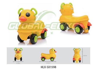 Κίνα Non-Electric Motor Yellow Duck Music Function Colorful Carton 20KG Kids Car προς πώληση