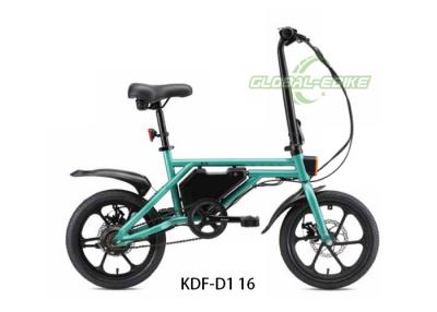 Chine D1 Mini vélo électrique de 16 pouces avec moteur de 250 W et assistance à la pédale améliorée pour une conduite facile à vendre