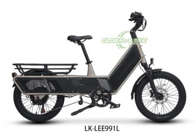 China Cargo EBike Rear Hub Motor 6061 Aluminum Alloy Frame LCD Display 70-100 Km Range Effortless for sale